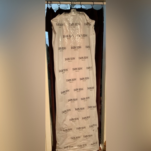 “Xscape by David’s Bridal” Dusty Rose Lace Dress - Picture 9 of 10